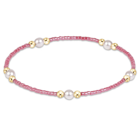 Hope purpose pearl bracelet pink champagne by Enewton