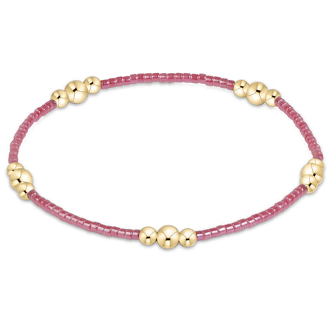 Hope purpose gold bracelet pink champagne by Enewton