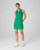 Air Pique Sleeveless Polo Dress in Field Green by Spanx