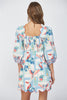 linen blend tropical print dress by Fate