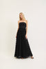Tiered ruffle detail tube maxi dress by Lena