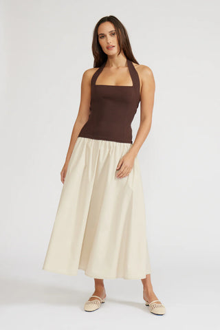 Sevilla mixed media dress by Lucy Paris