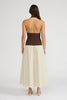 Sevilla mixed media dress by Lucy Paris