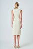 Jewel Buttoned Sleeveless Midi Dress by Endless Rose