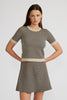 Warren knit top black tan by Lucy Paris