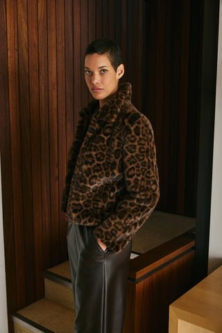 Bambi faux fur jacket by Lucy Paris