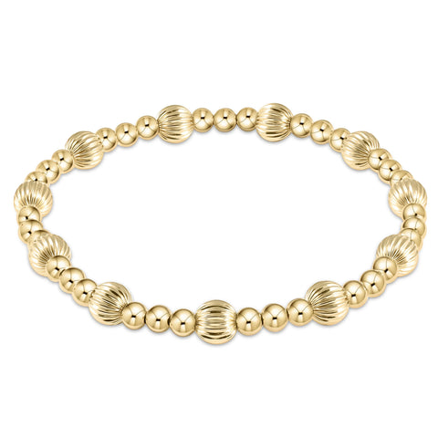 Dignity sincerity pattern 6mm bead bracelet by Enewton