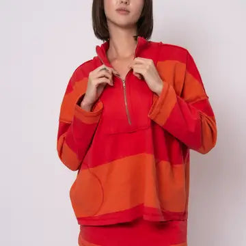 Camille stripe jersey cherry by RD Style