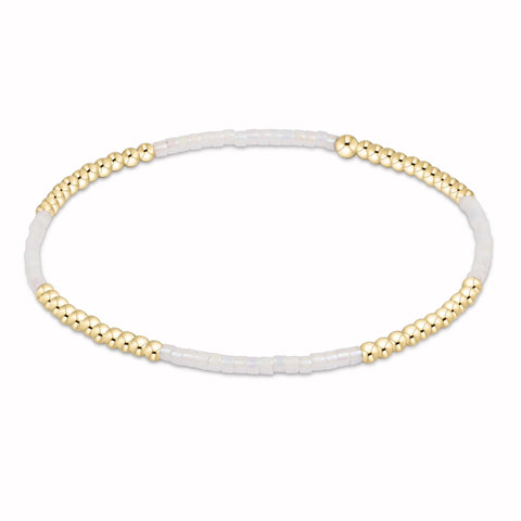 Hope blissful bracelet silky white Enewton