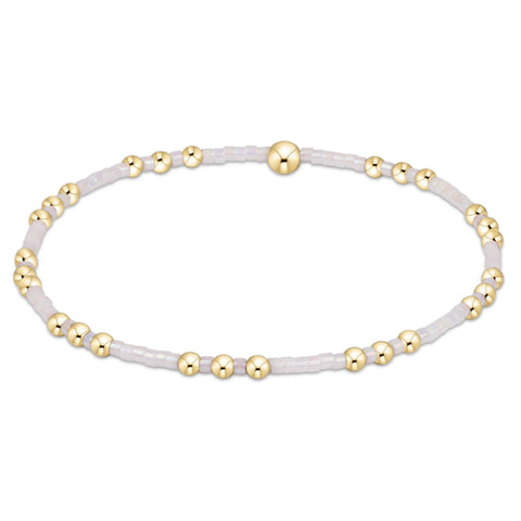 Hope joy bracelet silky white by Enewton