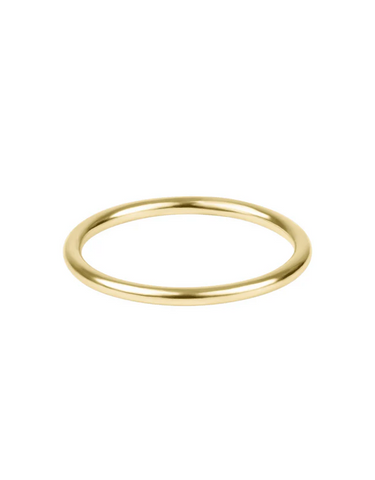Classic gold thin band ring By Enewton