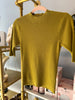 Molly Bracken Mock neck short sleeve sweater