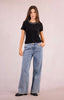 Pearl trimmed necklace tee by Molly Bracken