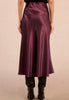 Dark purple maxi skirt by Molly Bracken