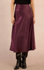 Dark purple maxi skirt by Molly Bracken