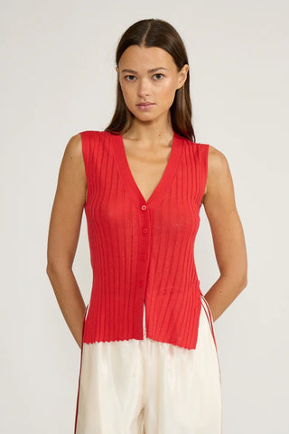Kelly top red by Lucy Paris