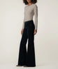 Liliana high rise flare black velveteen by Kut from the Kloth