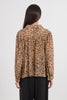 Tan animal print button up by Molly Bracken