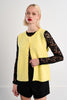 Yellow Sleeveless Cardi by Molly Bracken