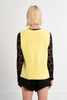 Yellow Sleeveless Cardi by Molly Bracken