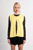 Yellow Sleeveless Cardi by Molly Bracken