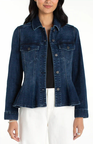 Fit and flare trucker jacket delacey by Liverpool