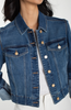 Bracelet length high cuff trucker jacket west ways By Liverpool