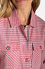 Shacket with flap pockets by Liverpool