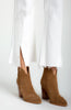 Hannah cropped flare twisted slit 27 inch bright white by Liverpool