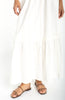 Tiered woven pull on maxi skirt by Liverpool