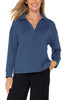 V-neck Popover With Collar by Liverpool
