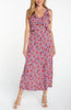 Sleeveless ruffle front maxi dress by Liverpool