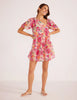 Feyano Asymetric Mini Dress in Bright Floral by Mink Pink