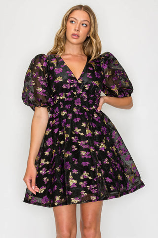 Nyx Petals Short Sleeve Dress by Meet Me in Santorini