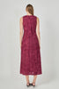 Rosette midi dress wine by Endless rose