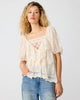 Vickie top cream by Steve Madden
