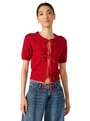 Sereia Cardigan Dark Red by Steve Madden