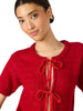 Sereia Cardigan Dark Red by Steve Madden