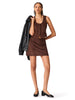 Cindi skort dark chocolate by Steve Madden