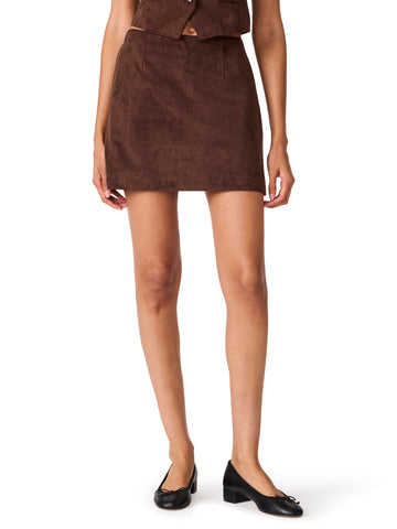 Cindi skort dark chocolate by Steve Madden