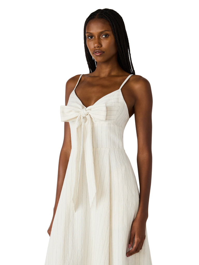 knee length dresses for ladies Luna dress heather linen by Steve Madden main image 1