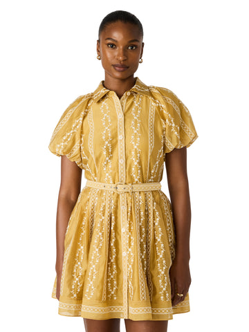 Daisy dress vintage gold by Steve Madden