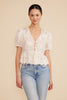 Xena tie detail top by Lucy Paris