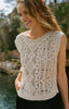 Baroque sweater top crystal by Z Supply