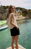 Baroque sweater top crystal by Z Supply