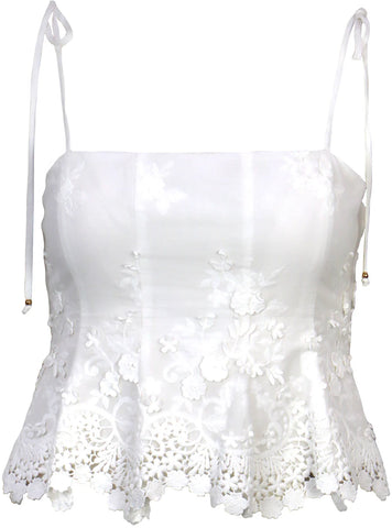Alice eyelet top white by Lucy Paris