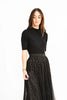 Molly Bracken Mock neck short sleeve sweater