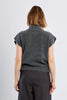 Studded vest dark grey by Molly Bracken