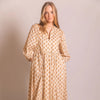 Cotton billowy sleeve dress by: Before You