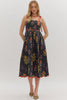 Black floral sundress by Entro